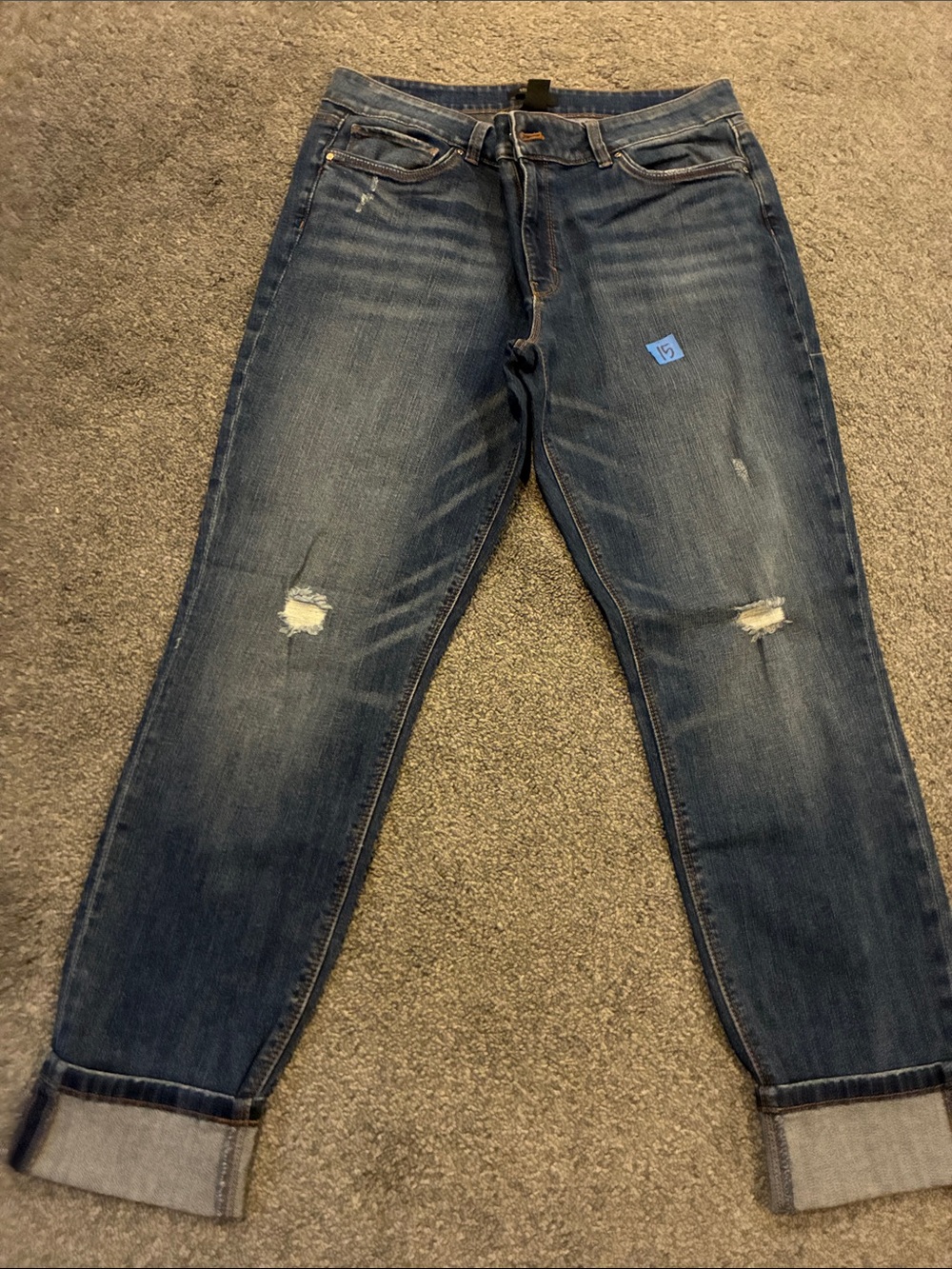 White House Black Market Distressed Skimmer #15